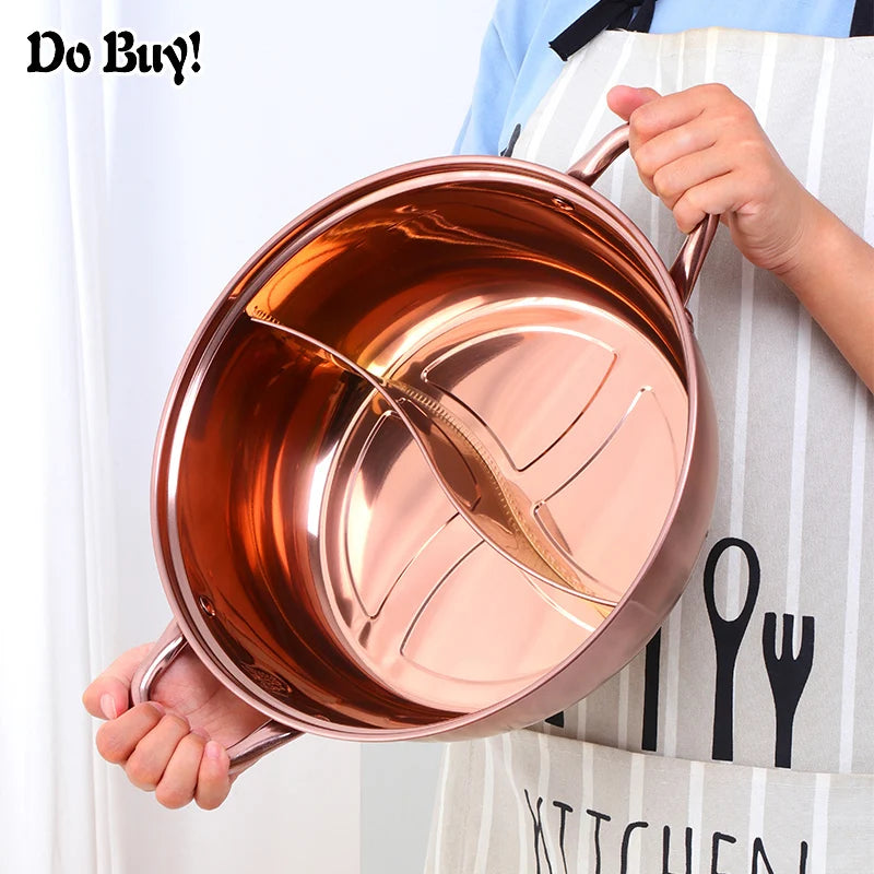 2 In 1 Stainless Steel Induction HotPots
