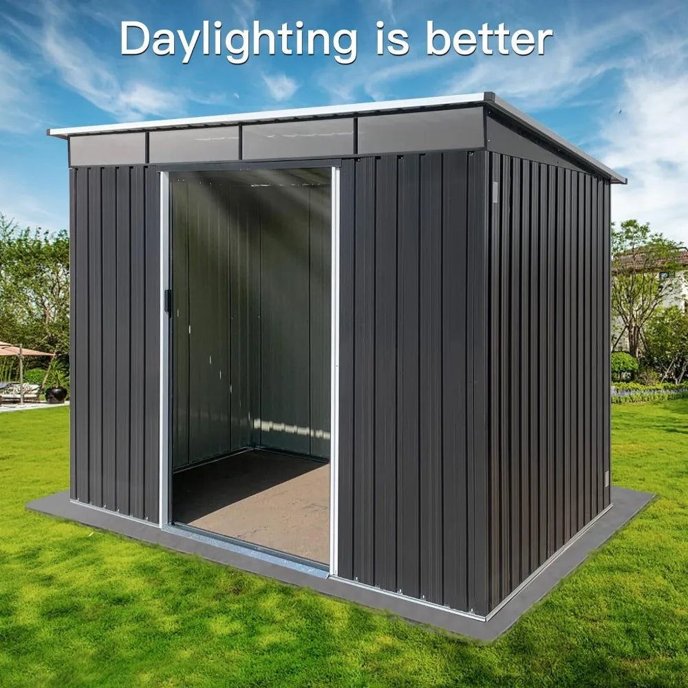 Galvanized Storage Shed - CVO Ventures