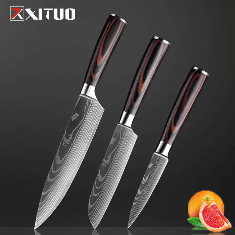 Kitchen Knife Set High Carbon Steel