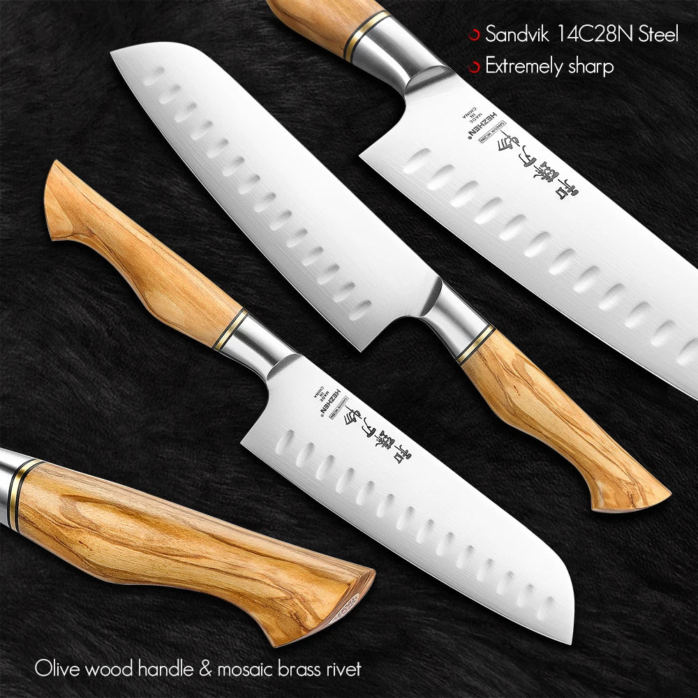 Steel Stainless  Chef Santoku  Paring  Knife - CVO Ventures