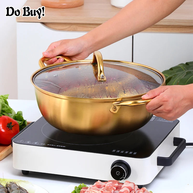 2 In 1 Stainless Steel  Induction HotPots