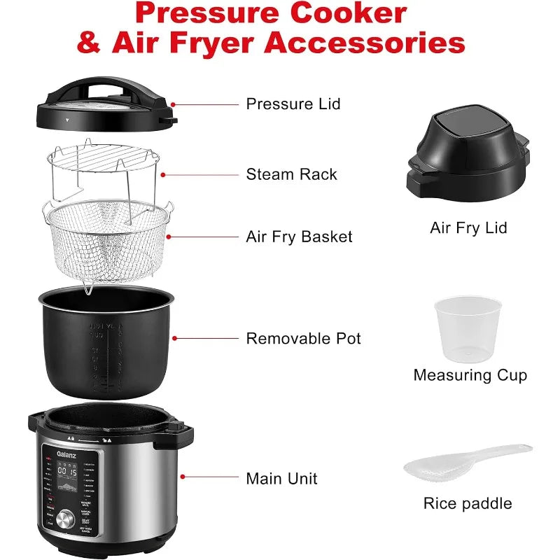 Galanz 12-in-1 Electric Pressure Cooker & Air Fryer - CVO Ventures