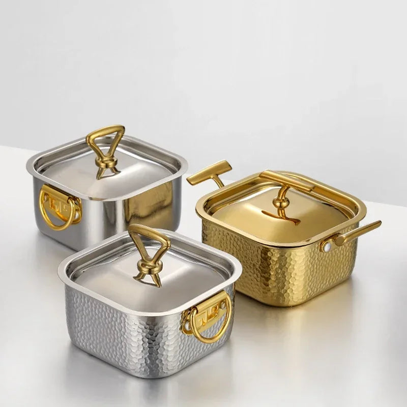 Square personal hot pot chafing dish - CVO Ventures