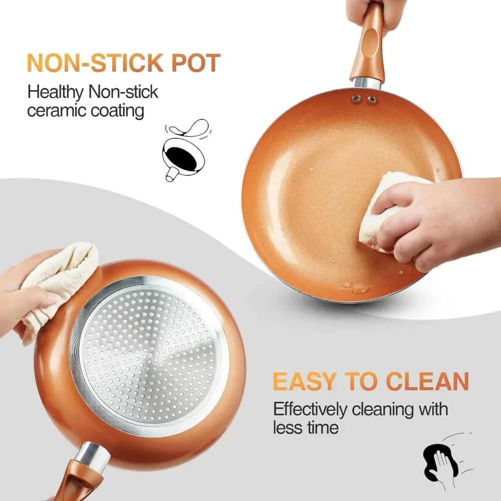 Pots and Pans Set Ultra Nonstick