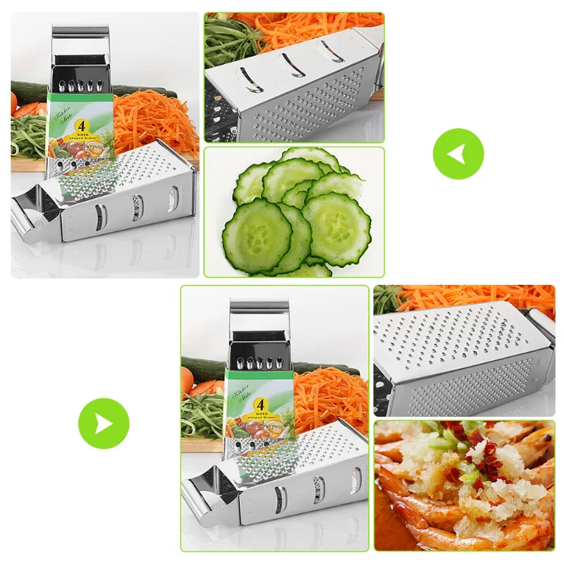 Stainless Steel 4 Sided Blades Household Box Grater - CVO Ventures