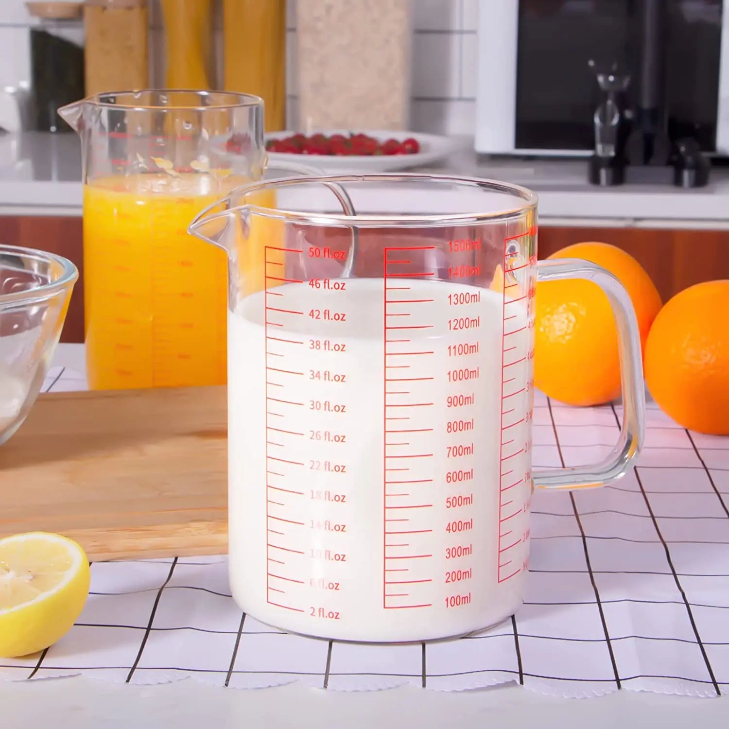 1000ml Glass Measuring Cup with Scale - CVO Ventures