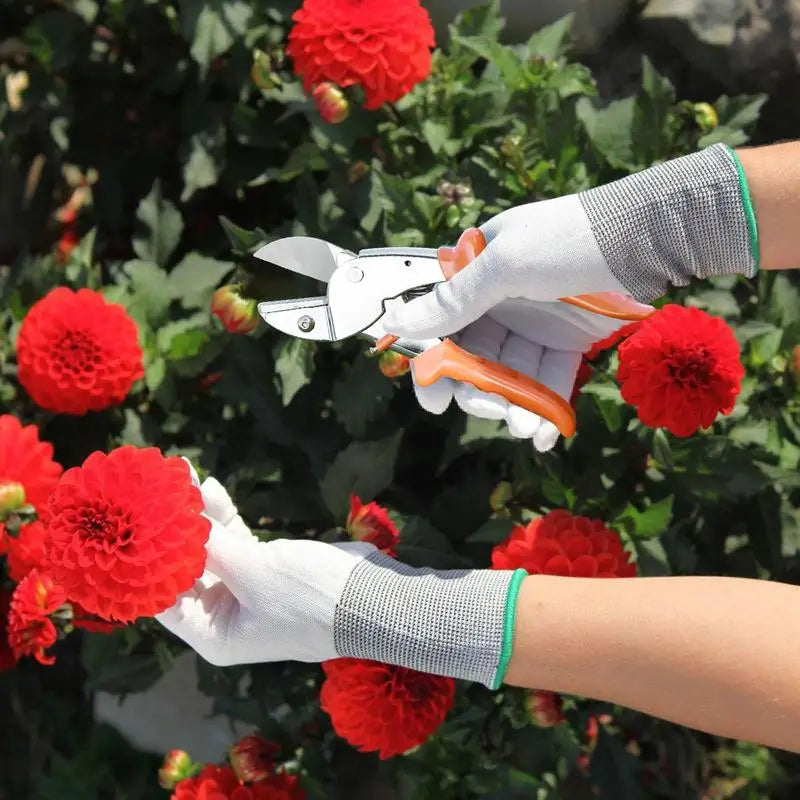 Gardening Shears Handheld V-Shaped Garden Clippers Branch Cutters Hand Tool Garden Flower Pruner Tree Trimmers Secateurs For - CVO Ventures