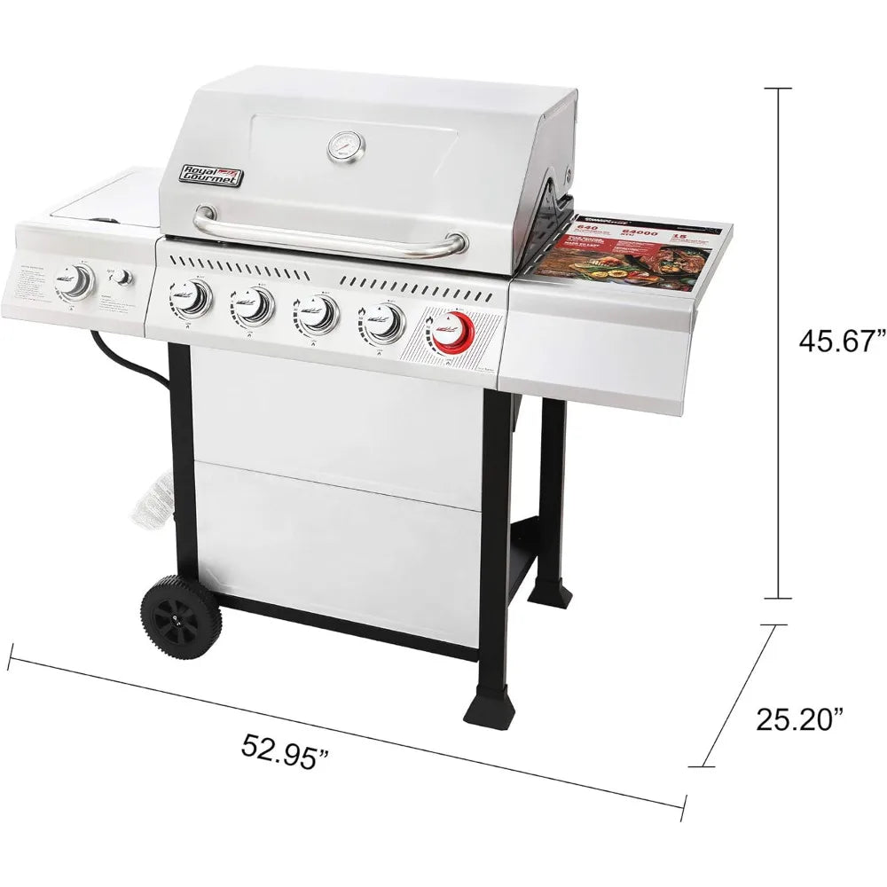 Stainless Steel Barbecue Gas Grill - CVO Ventures