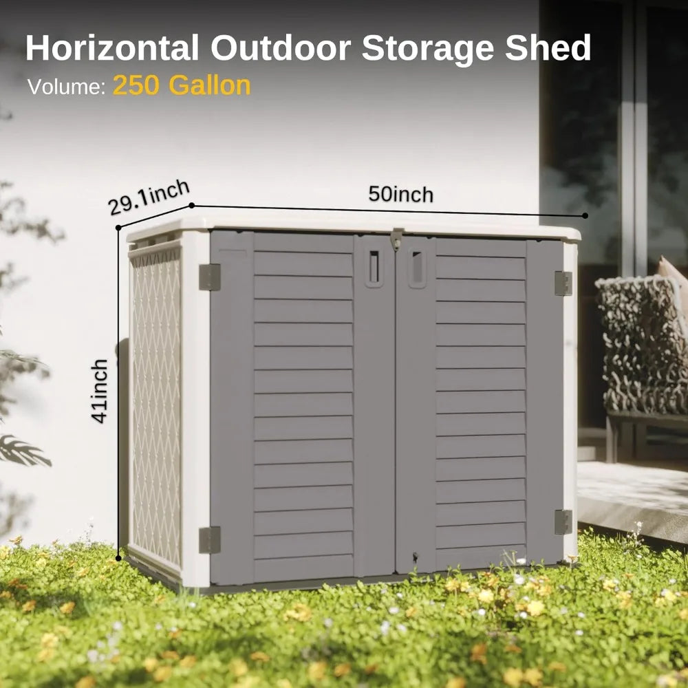 Storage Shed Lockable With Floor - CVO Ventures