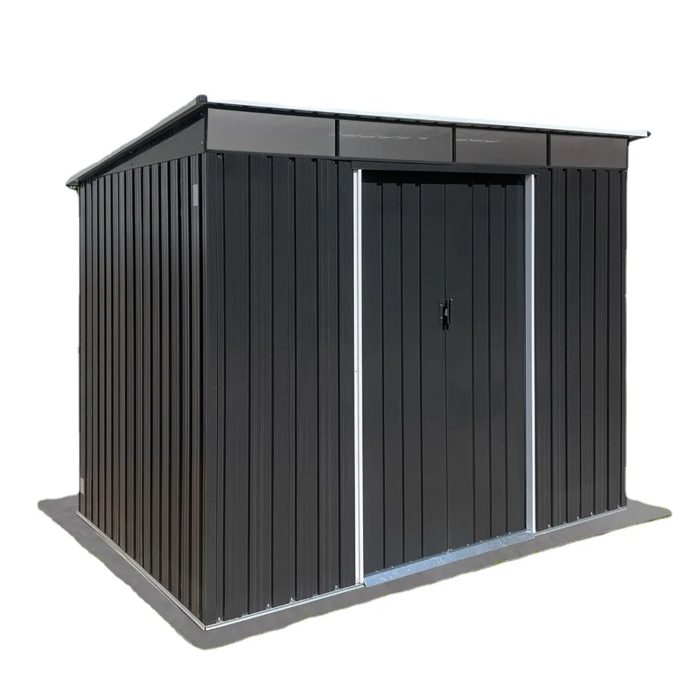 Galvanized  Storage Shed - CVO Ventures