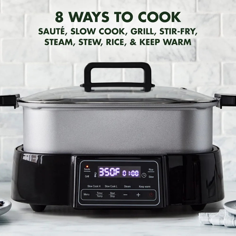 Stainless Steel  Steam Stir-Fry and Rice Cooker - CVO Ventures