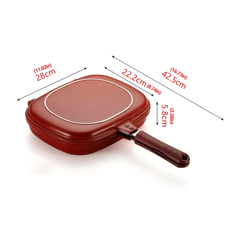 Double Side   Non Stick Frying Pan