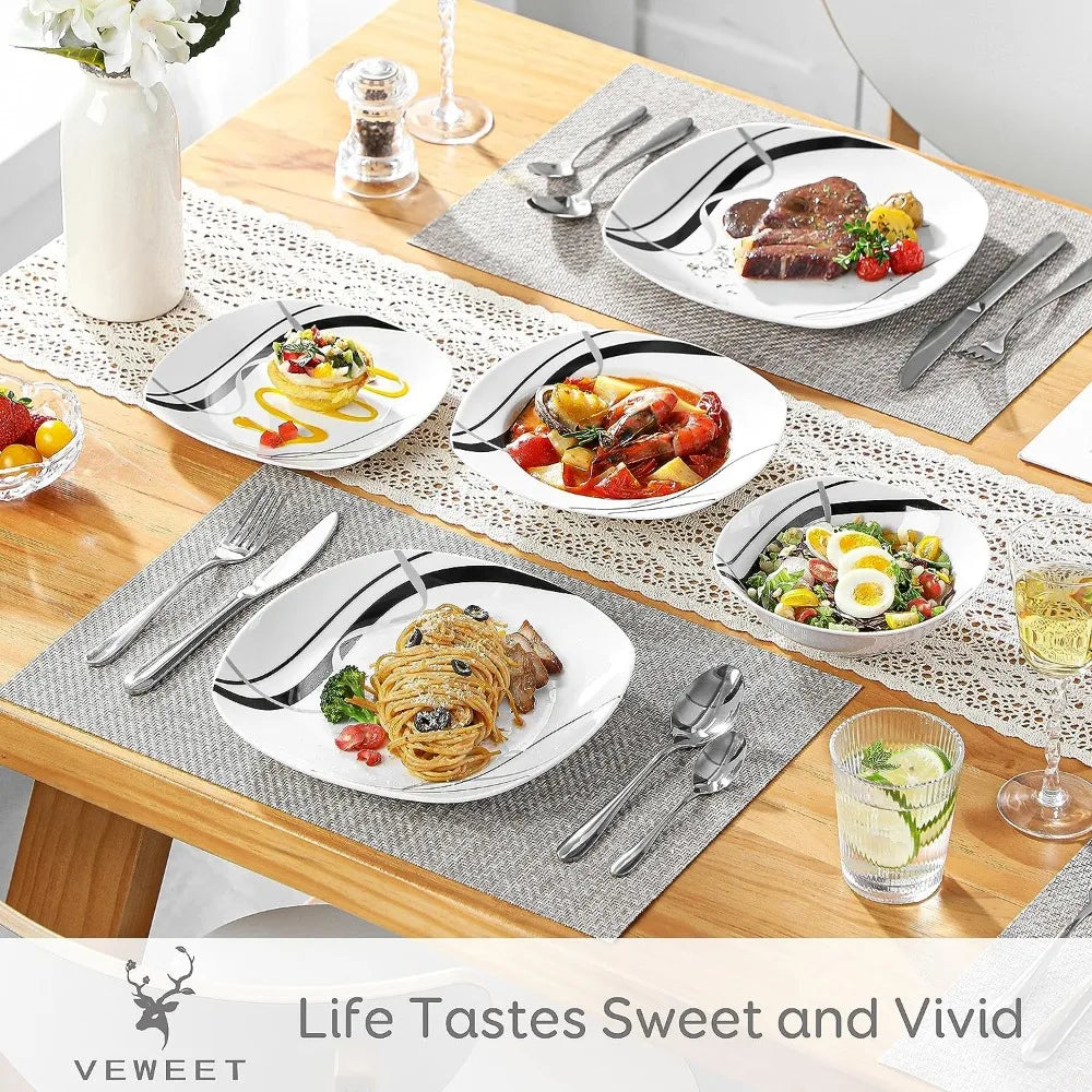 White Dinnerware Set - CVO Ventures