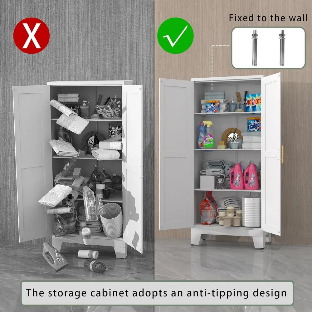 Adjustable storage cabinet