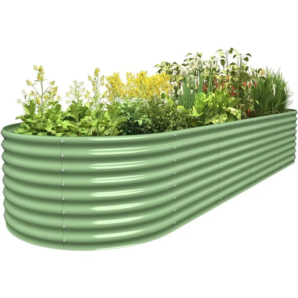 9FT(L)×3FT(W)×2FT(H) Galvanized Raised Garden Bed - CVO Ventures