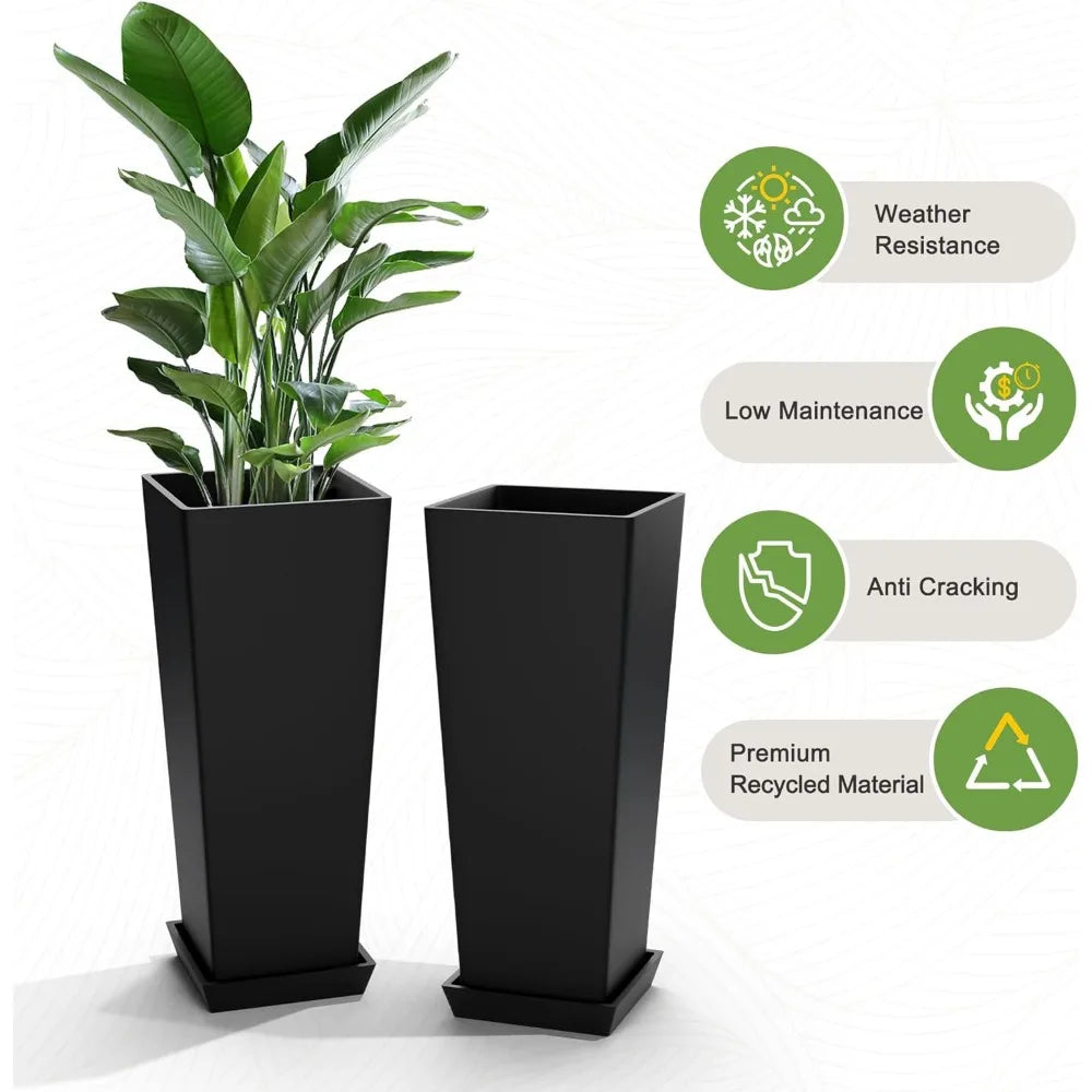 Large Planters for Indoor Outdoor Plants