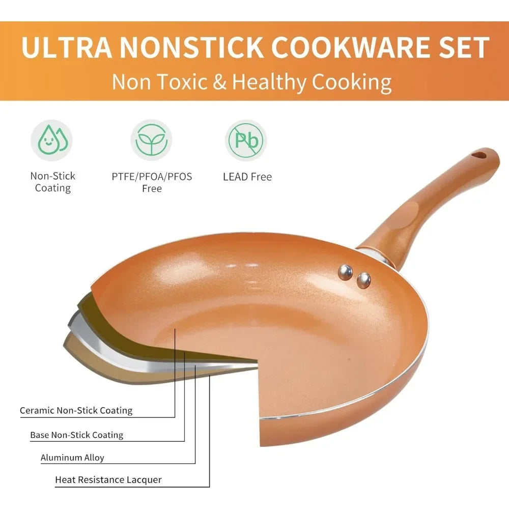 Pots and Pans Set Ultra Nonstick