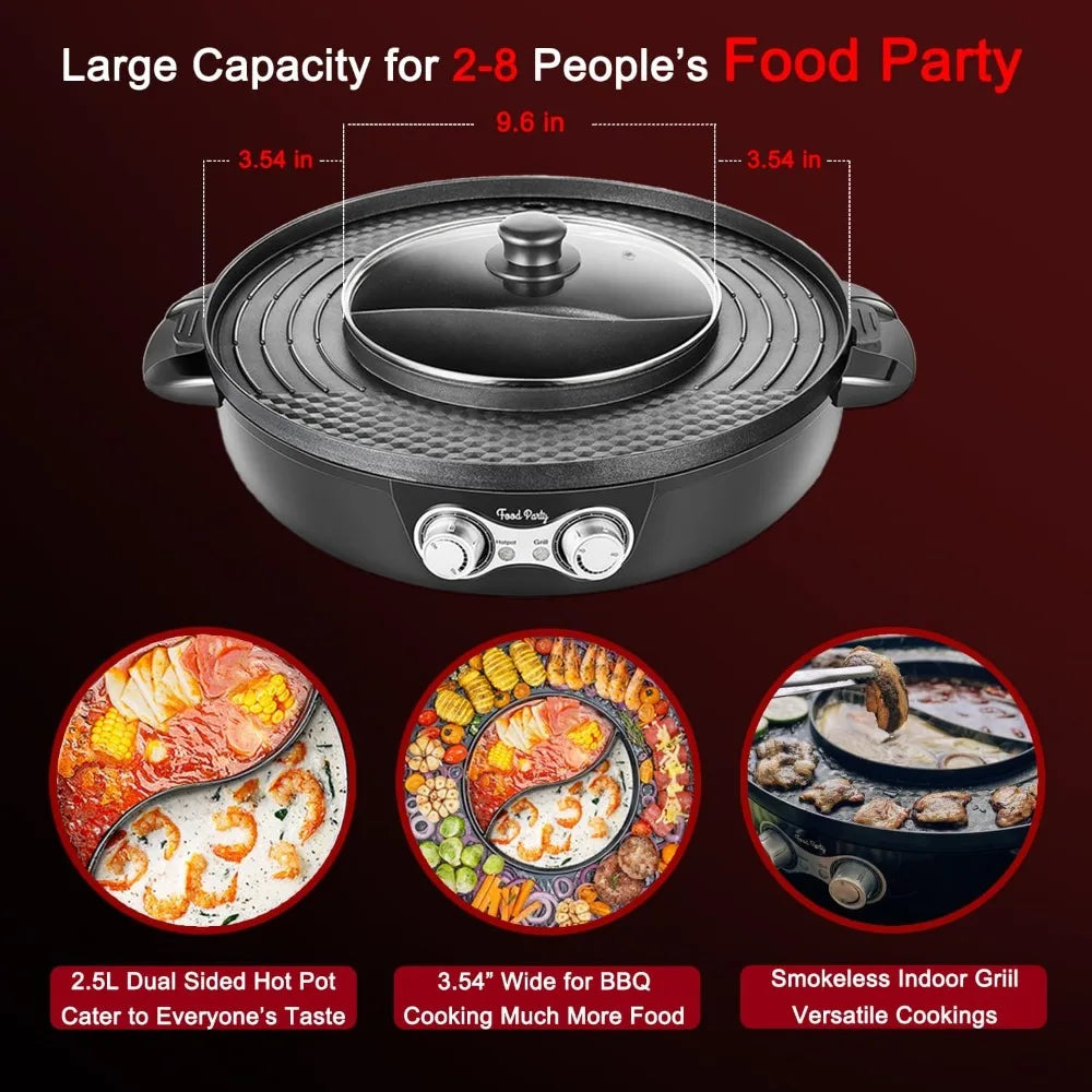 Electric Smokeless Grill and  Fondue for Hotpot . - CVO Ventures