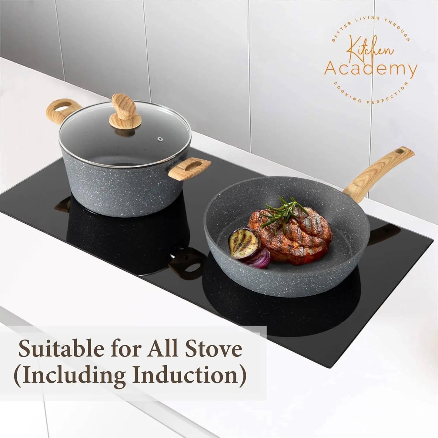 Kitchen Academy Induction Cookware Sets