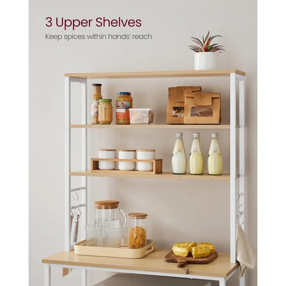 Baker's Rack for Kitchen with Storage