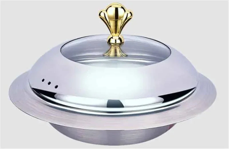 Golden stainless steel alcohol stove