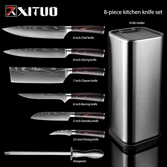 Kitchen Knife Set High Carbon Steel