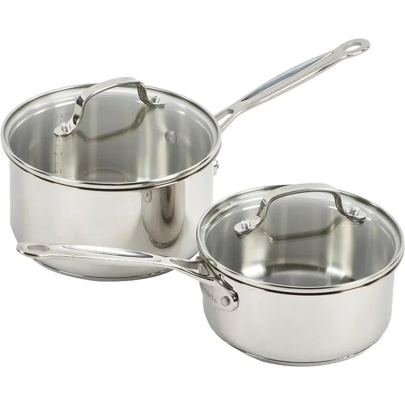 11-Piece Cookware Set, Chef's Classic Stainless Steel Collection 77-11G