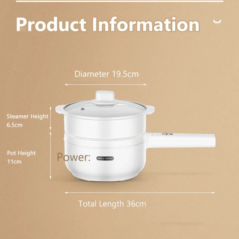 Multifunctional Electric Cooker for Cooking Noodles and Hot Pot - CVO Ventures