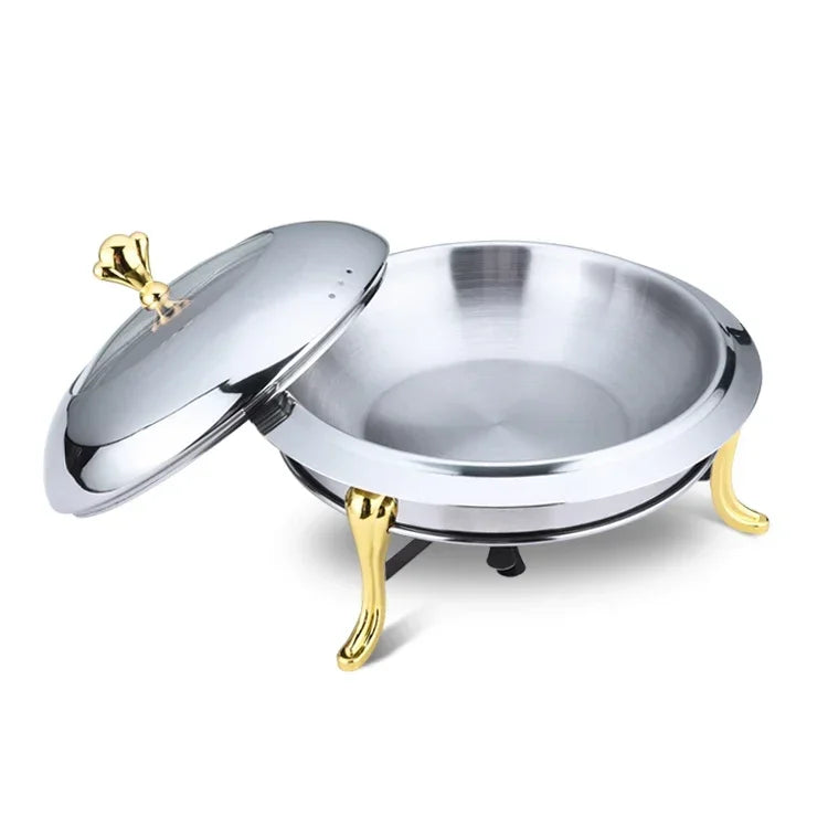 Golden stainless steel alcohol stove