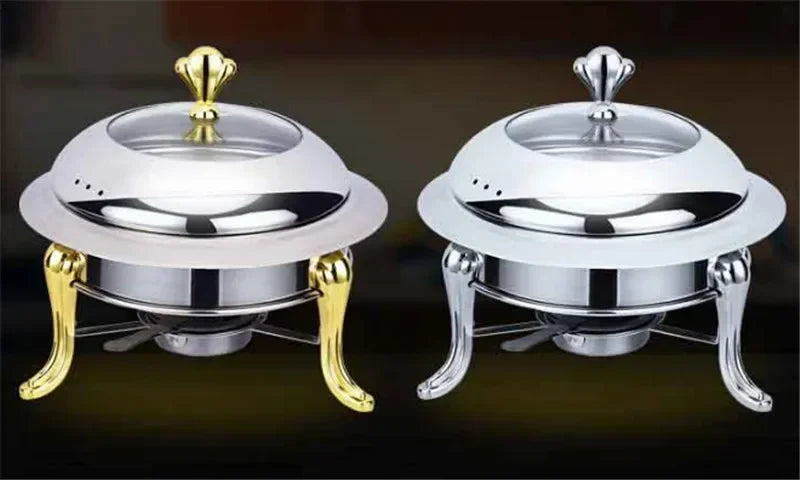 Golden stainless steel alcohol stove