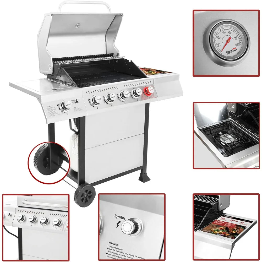 Stainless Steel Barbecue Gas Grill - CVO Ventures