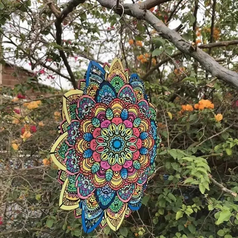 Foldable Rotating Wind Chime