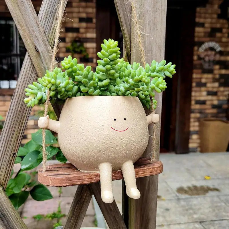 Hanging Head Planter Garden Accessories