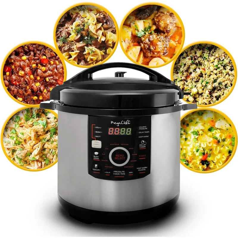 MegaChef 12 Quart Digital Pressure Cooker - CVO Ventures